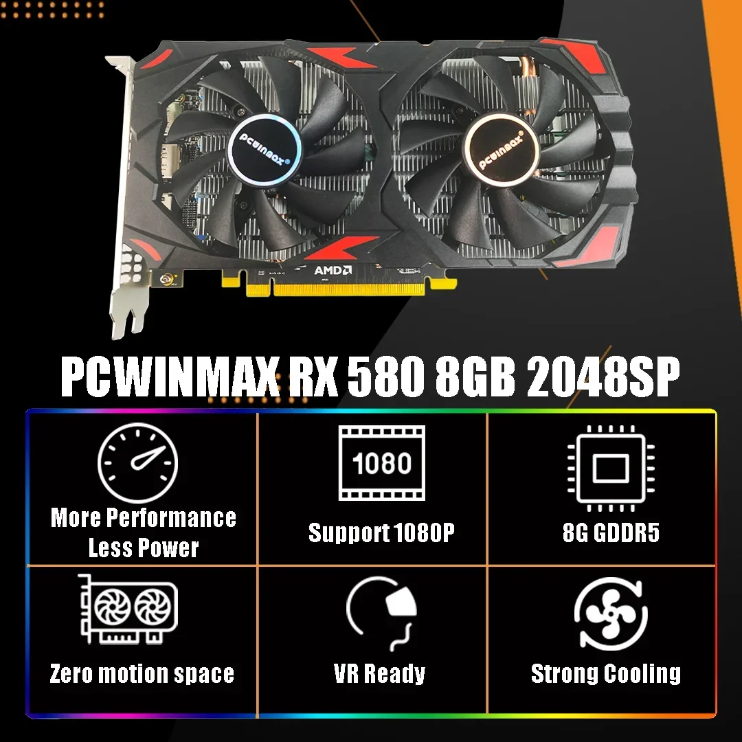 PCWINMAX Radeon RX 580 2048SP  - Rx 580 8Gb 2048Sp Gpu incelemesi ve fiyatı